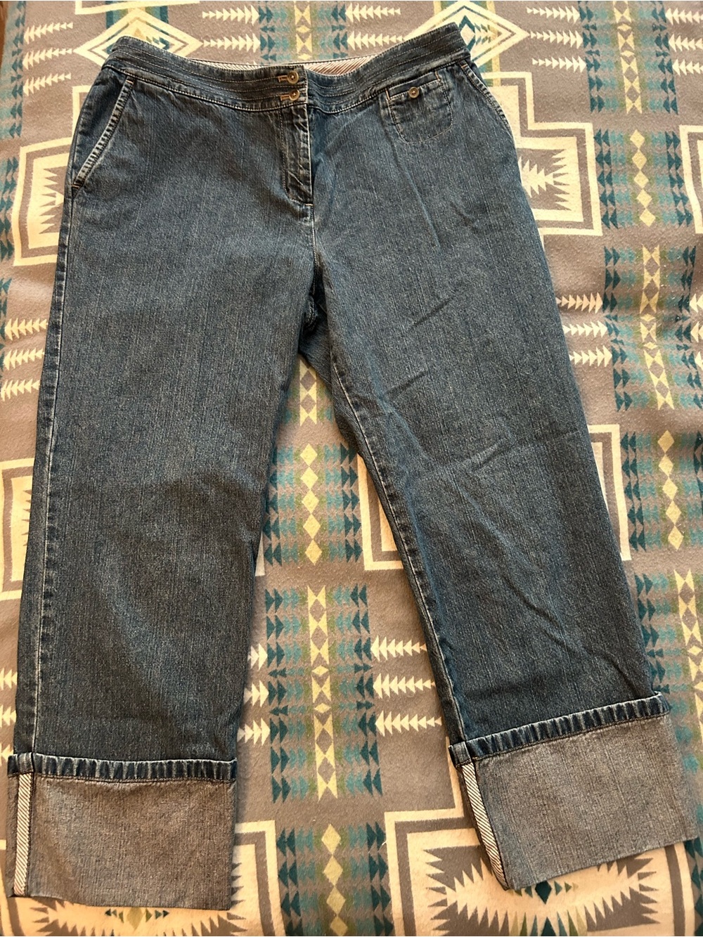 J. Jill Women's Blue Denim Jeans